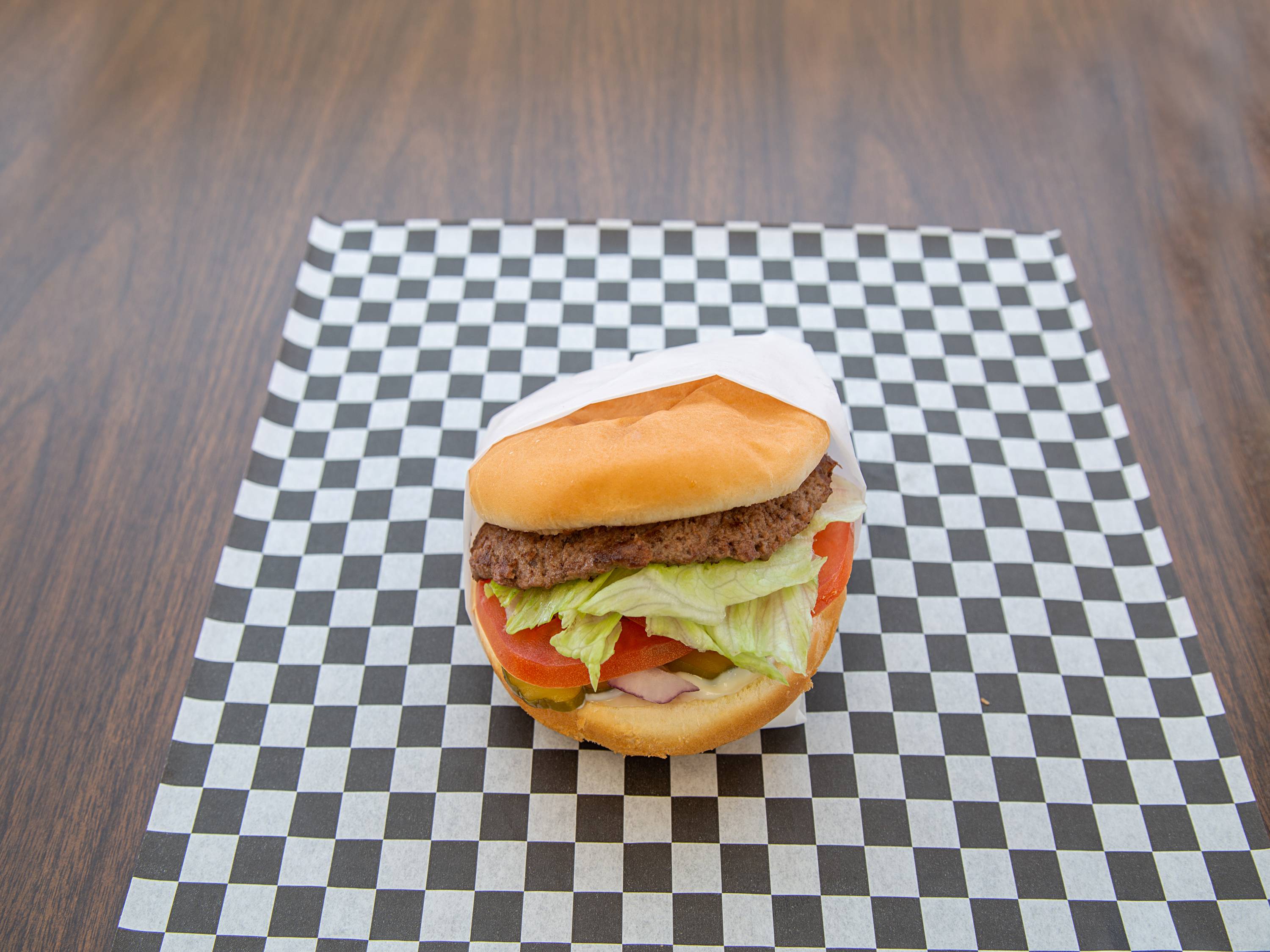 Order Hamburger food online from Pop 50 Place store, Redding on bringmethat.com