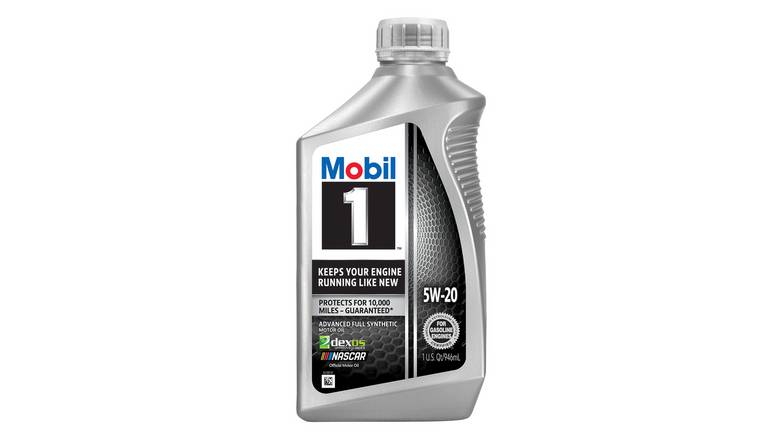 Order Mobil 1 Advanced Full Synthetic Motor Oil 5W-20 food online from Exxon Constant Friendship store, Abingdon on bringmethat.com