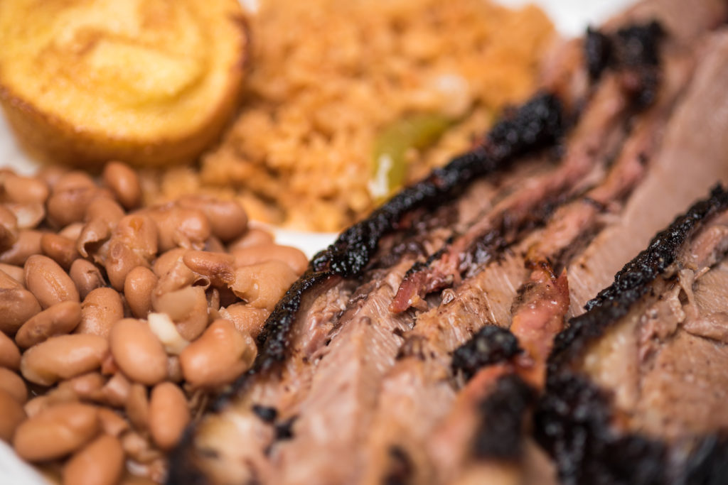Order Meat (Brisket) (1 pieces) food online from Bottomless Pit Bbq store, Corpus Christi on bringmethat.com