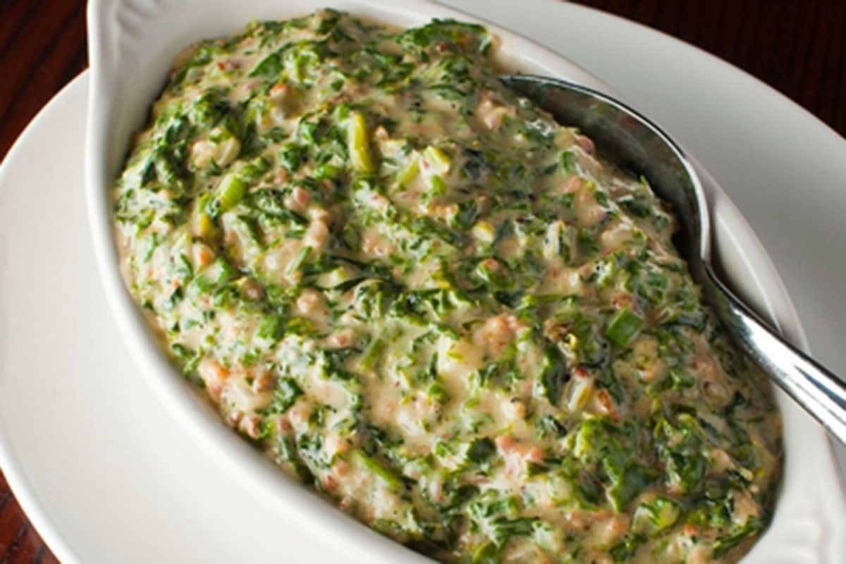 Order CREAM-STYLE SPINACH food online from Sullivan's store, Leawood on bringmethat.com