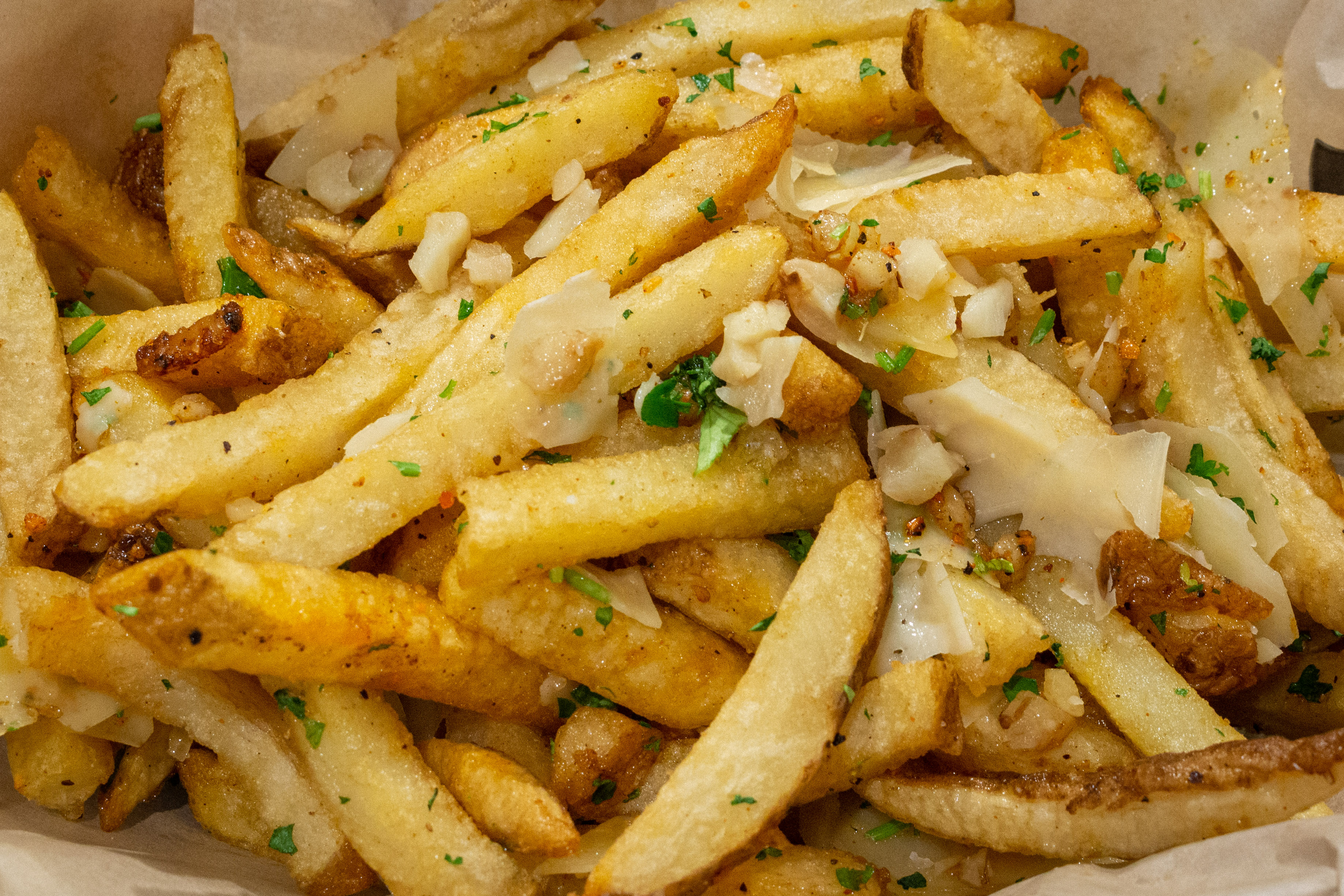 Order Garlic Parmesan Truffle Fries food online from Congregation Ale House store, Azusa on bringmethat.com
