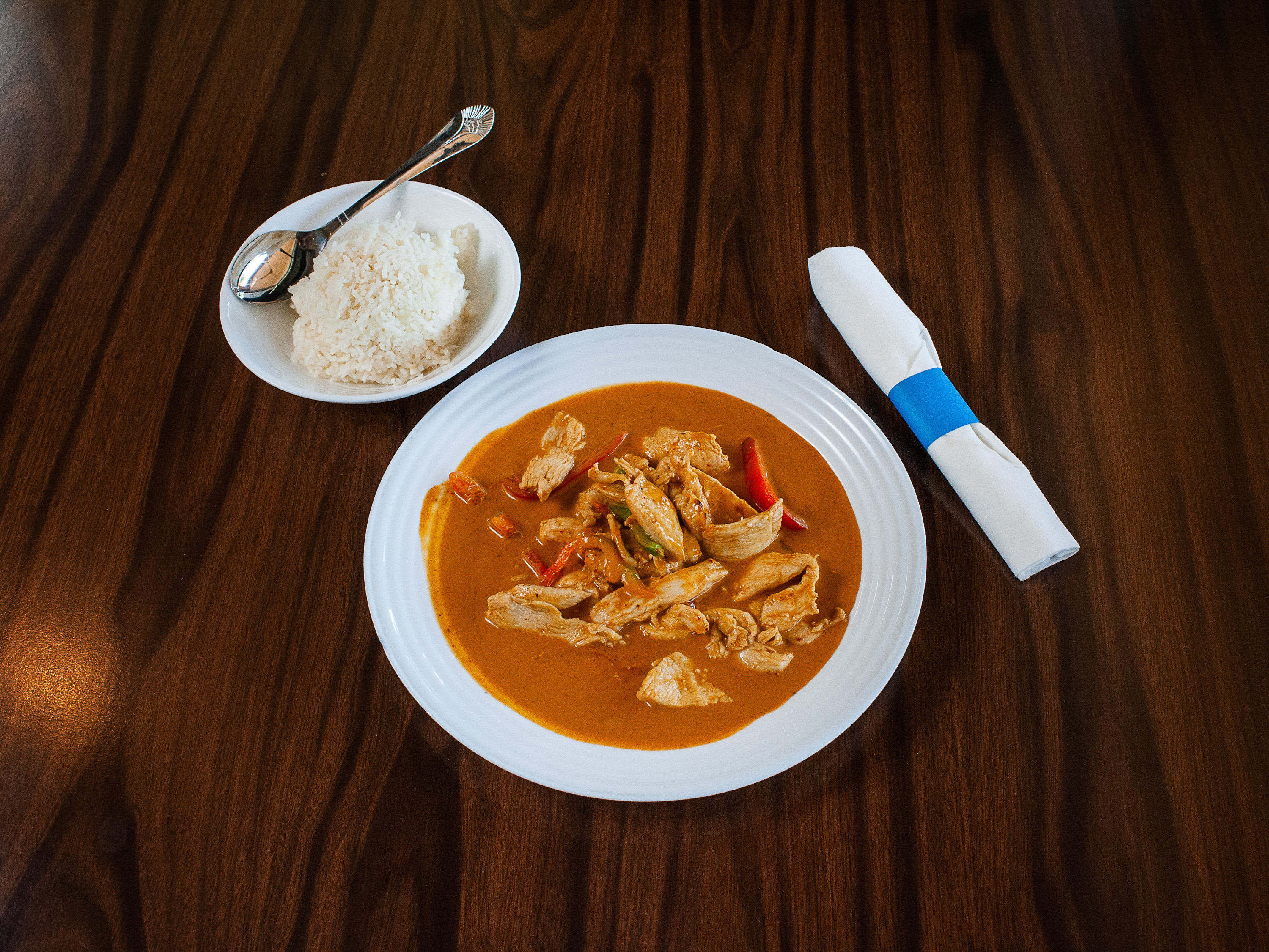 Order Panang Curry food online from Siamese Basil Thai Restaurant store, Norcross on bringmethat.com