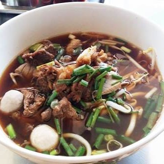 Order 42. Beef Noodle Soup food online from Sawaddee Thai Restaurant store, Las Vegas on bringmethat.com