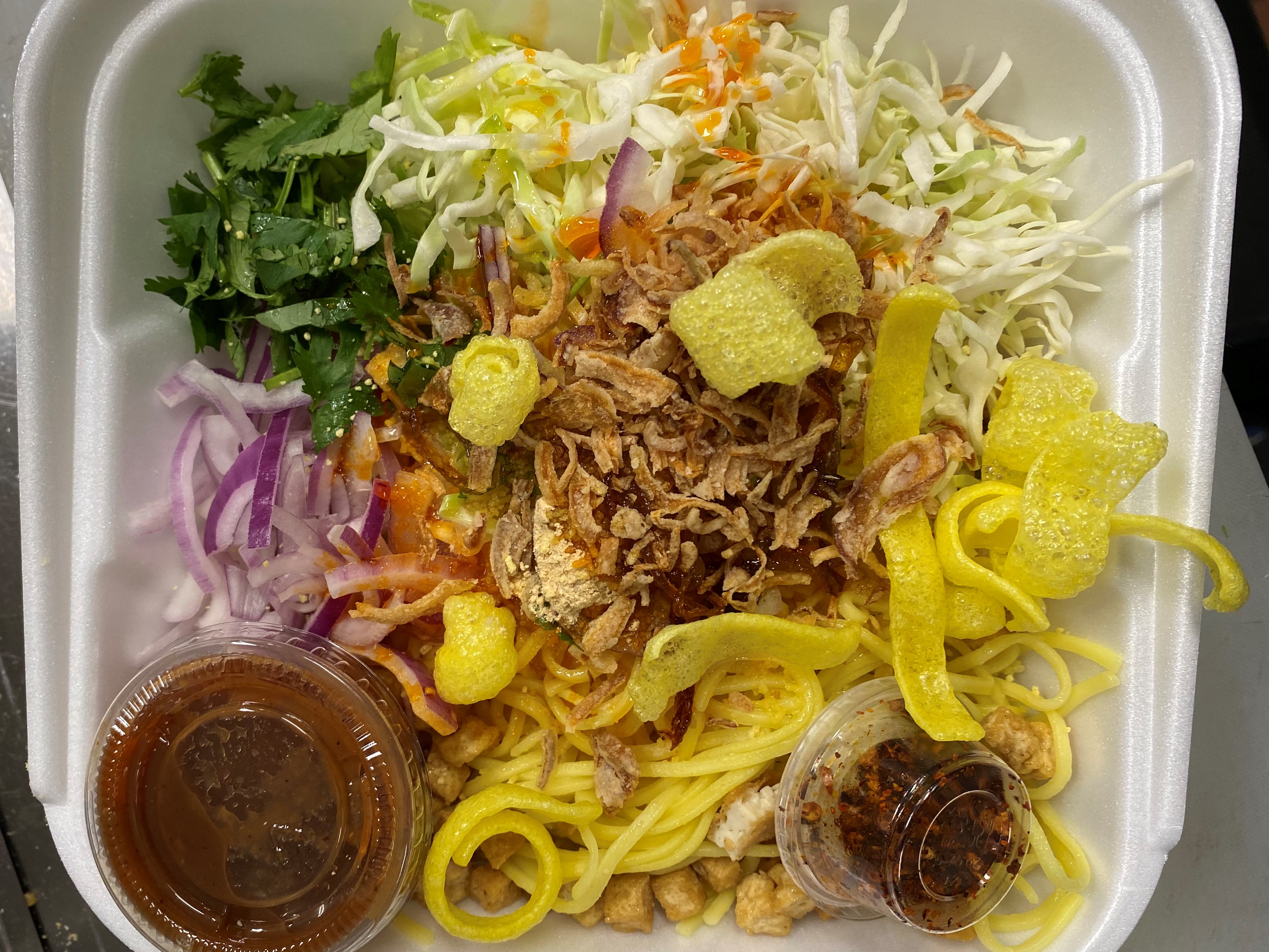 Order Vegetarian Khauk Swe Thoke food online from Burma Bistro store, Santa Clara on bringmethat.com
