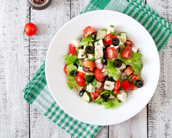 Order Greek Salad food online from Gyro Oasis Deli & Grill store, Irving on bringmethat.com