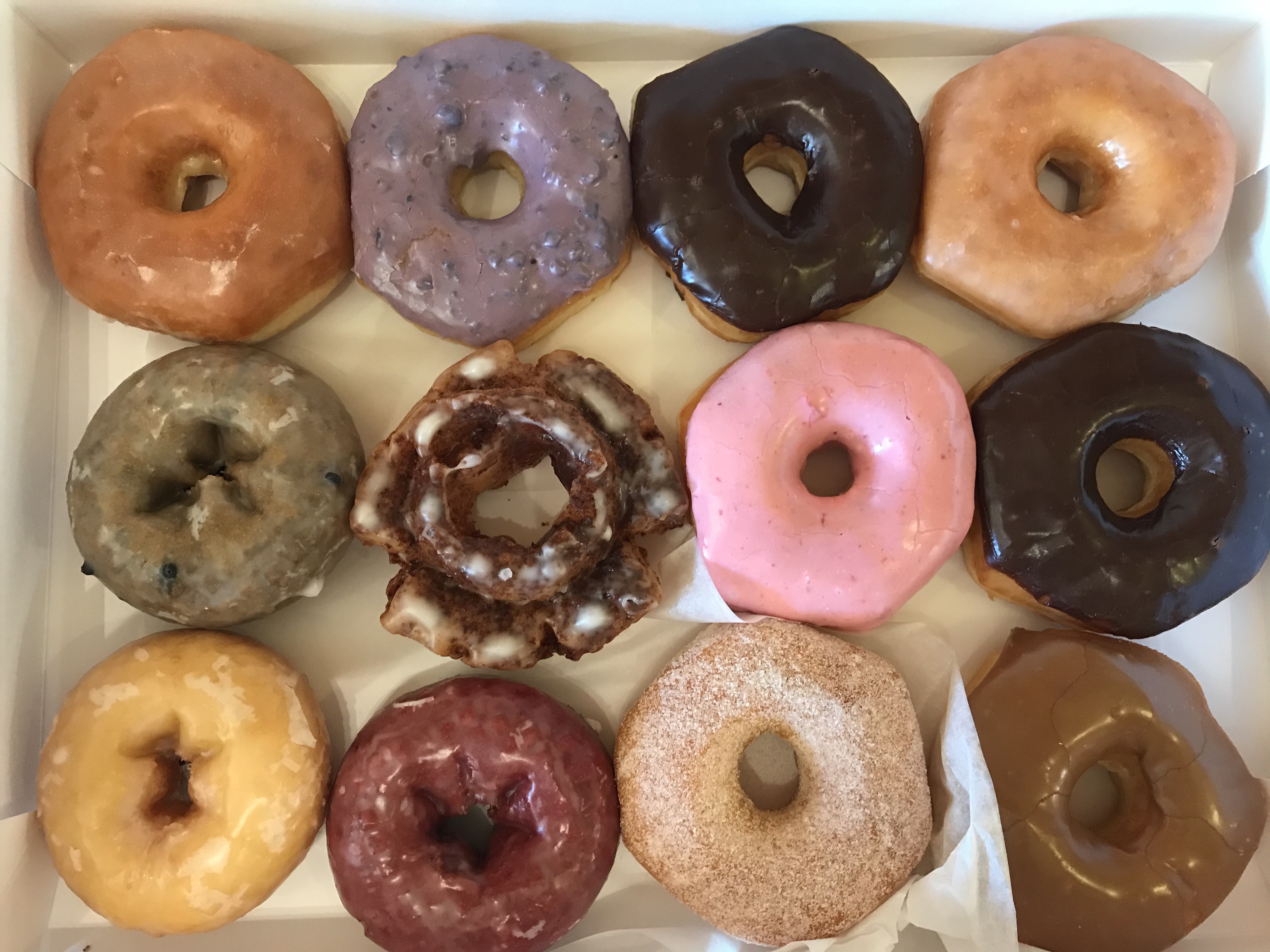 Order 1 Dozen Assorted Donuts food online from Donna Donuts store, Keller on bringmethat.com