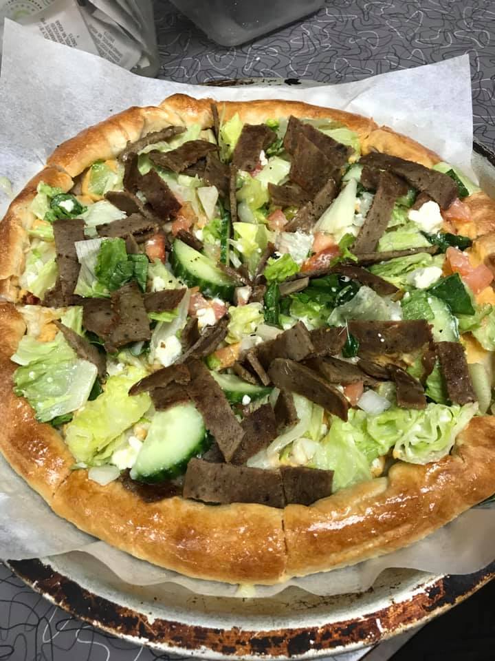 Order Syrian Pizza food online from Sal & Al Diner store, Amherst on bringmethat.com