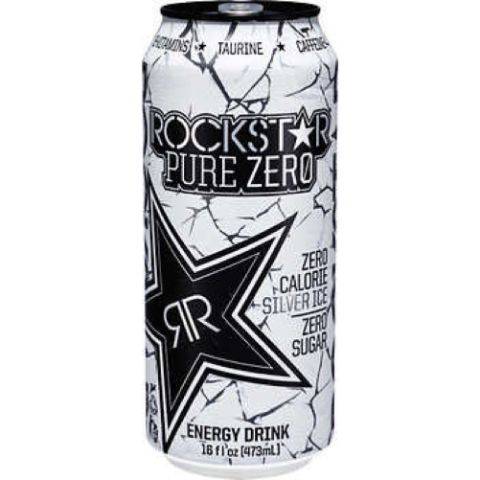 Order Rockstar Pure Zero Silver Ice 16oz food online from Speedway store, Quakertown on bringmethat.com