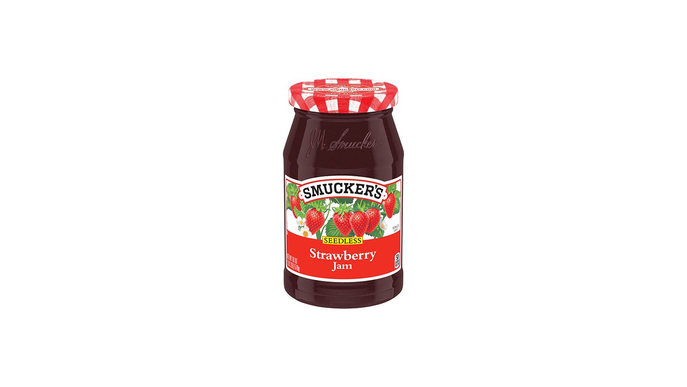 Order Smuckers Strawberry Jam 12oz food online from Extramile store, San Bernardino on bringmethat.com