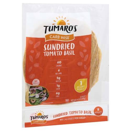 Order Tumaro's · Sundried Tomato Basil Wraps (8 wraps) food online from Safeway store, Rehoboth Beach on bringmethat.com