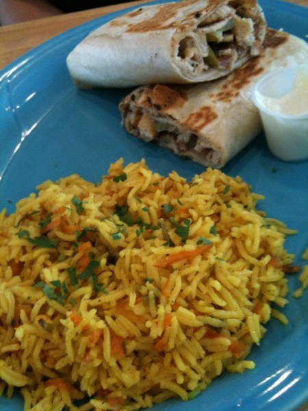 Order Side of Basmati Rice Pilaf food online from Goood Frikin Chicken store, San Francisco on bringmethat.com