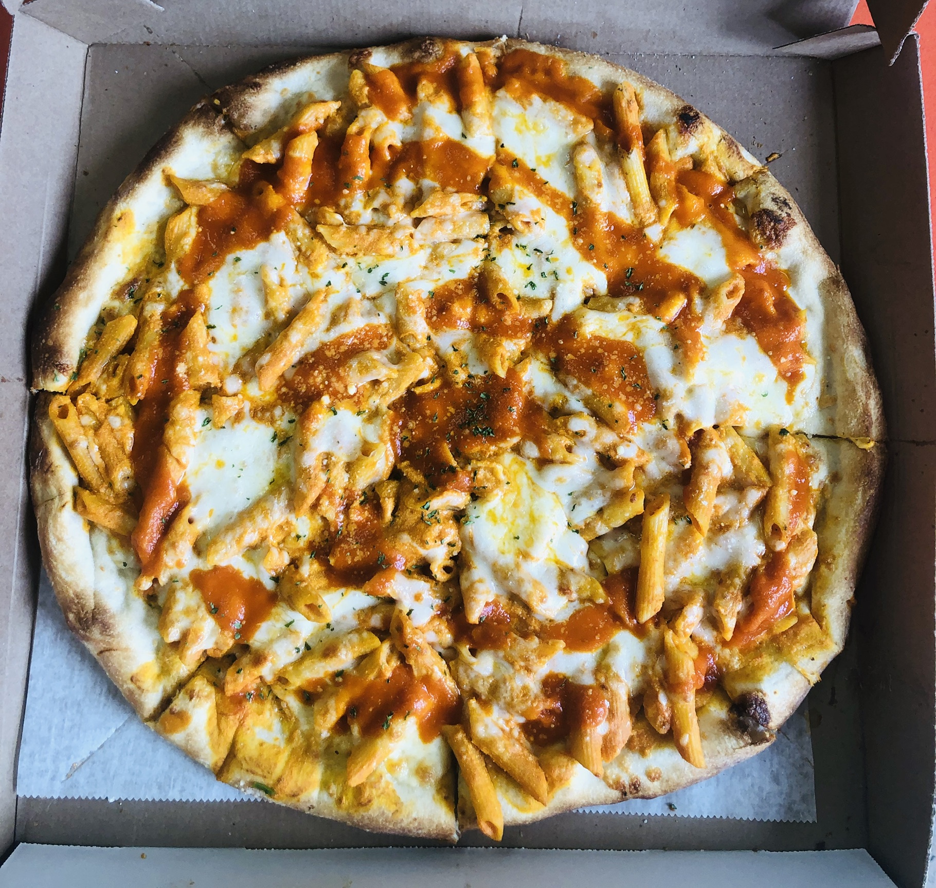 Order Baked Ziti Pizza food online from Pizza Cucina store, Westbury on bringmethat.com