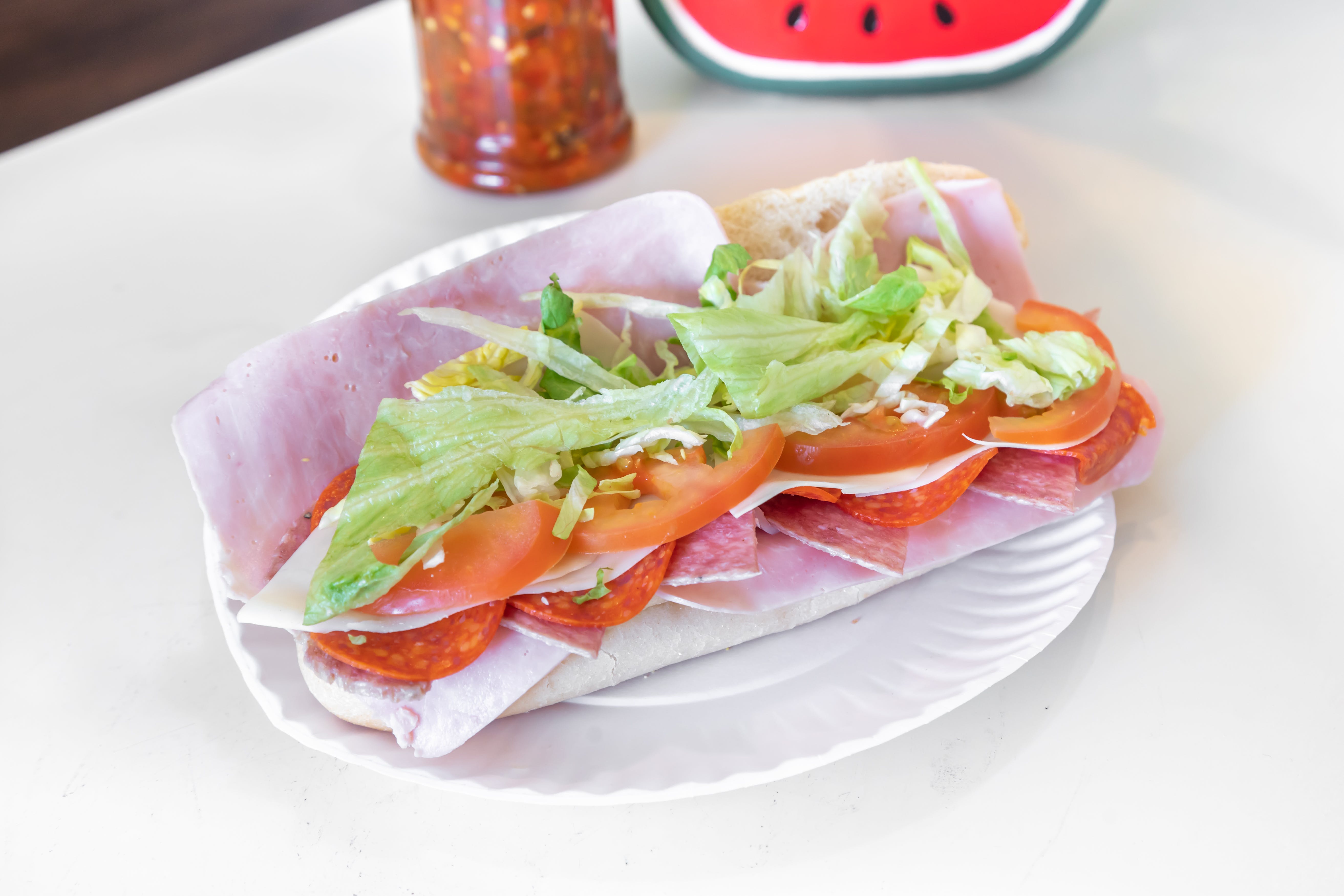 Order Italian Sub - Small food online from West Broadway Pizza & Seafood store, Gardner on bringmethat.com