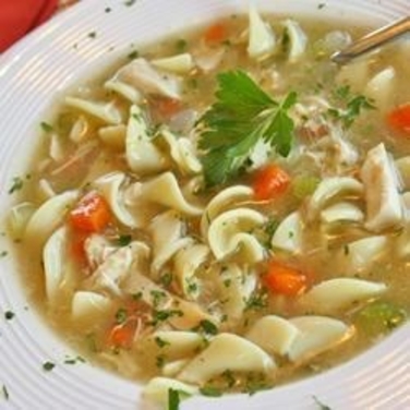 Order Chicken Noddle Soup food online from Italian Delights store, Los Angeles on bringmethat.com