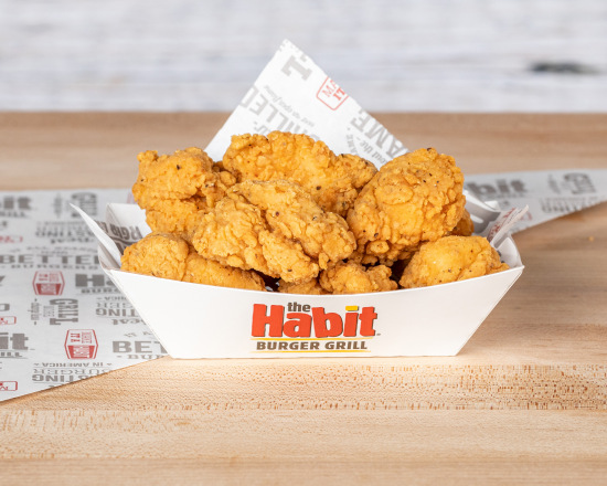 Order 10 pcs Crispy Chicken Bites food online from The Habit Burger store, Santa Barbara on bringmethat.com