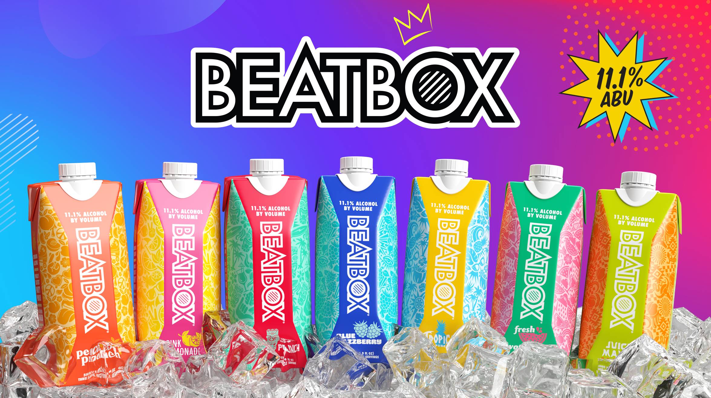 Order beatbox alcohol 500 ml (choose a flavor) food online from Rocky Liquor store, Claremont on bringmethat.com