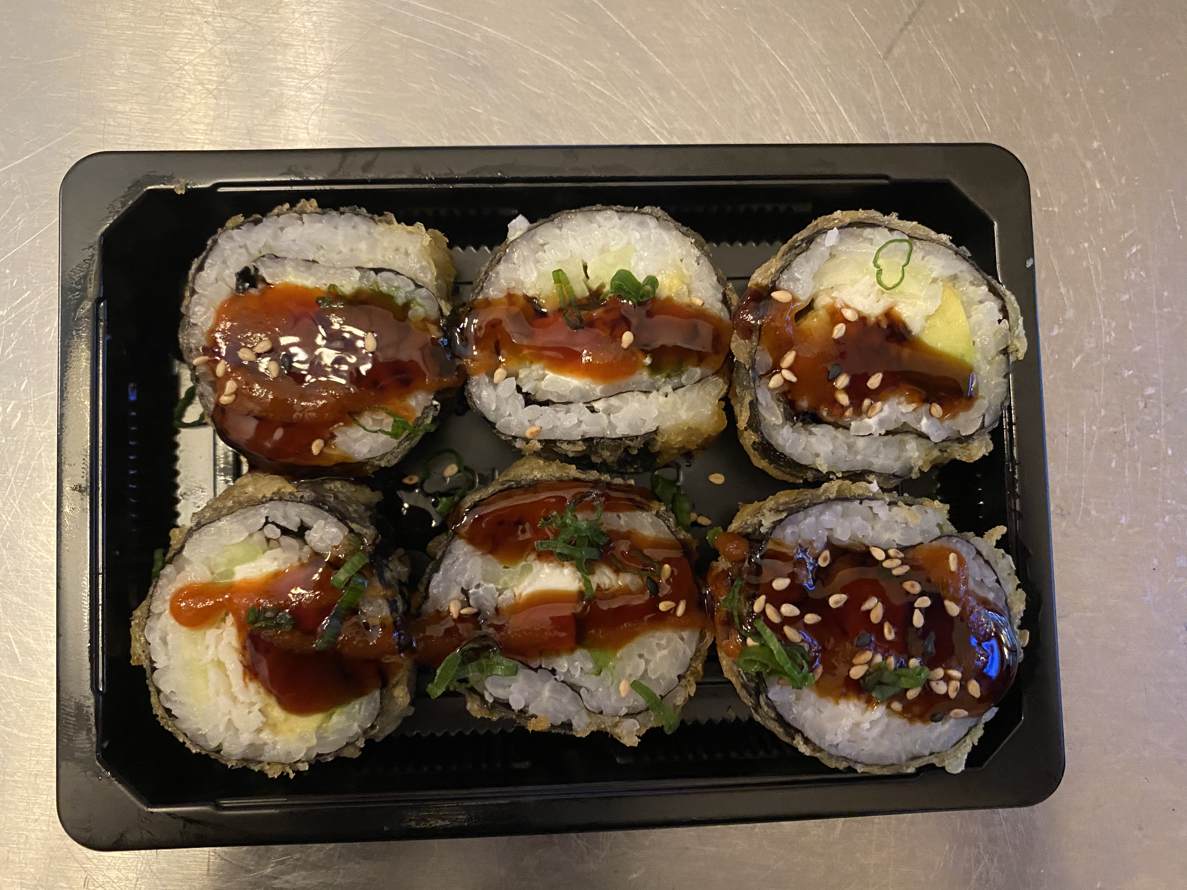 Order Crazy Sisters. (deep fried) food online from Grey Whale Sushi & Grill store, Lincoln on bringmethat.com