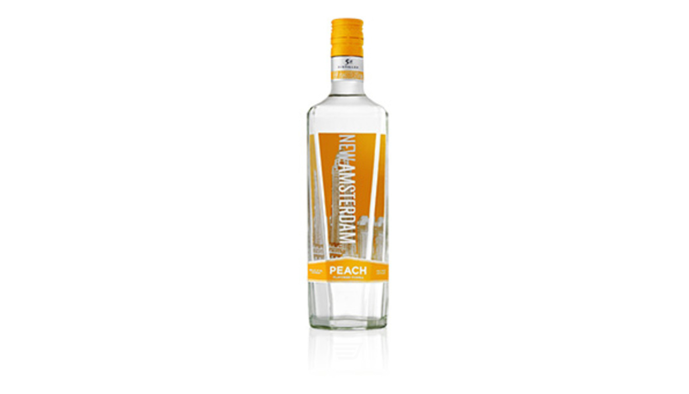 Order New Amsterdam Peach Vodka 750mL food online from Golden Rule Liquor store, West Hollywood on bringmethat.com