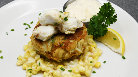 Order Crab Cake food online from Mitchell's Steakhouse store, Columbus on bringmethat.com