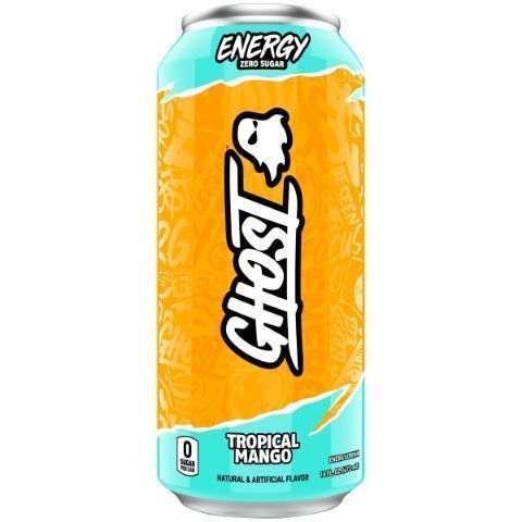 Order Ghost Energy Tropical Mango 16oz food online from 7-Eleven store, Chicago on bringmethat.com