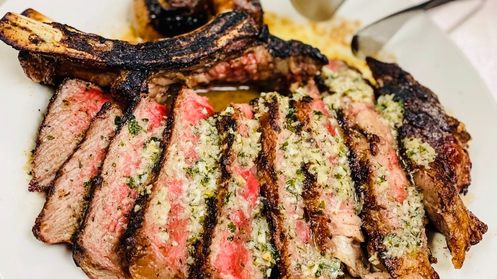 Order "The King Cut" 35oz Bone-In Ribeye food online from Morton The Steakhouse store, King of Prussia on bringmethat.com