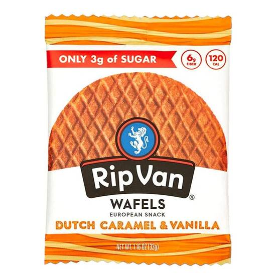 Order Rip Van Wafels - Dutch Caramel & Vanilla food online from IV Deli Mart store, Goleta on bringmethat.com