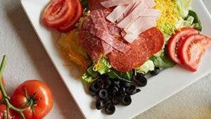 Order Antipasto Salad - Salad food online from Romeo's Pizza store, Apex on bringmethat.com