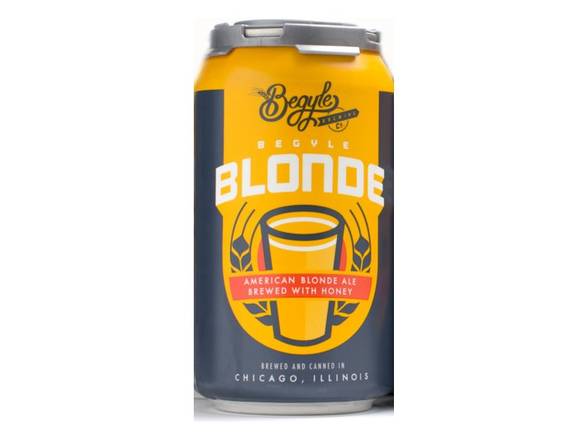 Order Begyle Blonde - 6x 12oz Cans food online from Rayan Discount Liquors store, CHICAGO on bringmethat.com