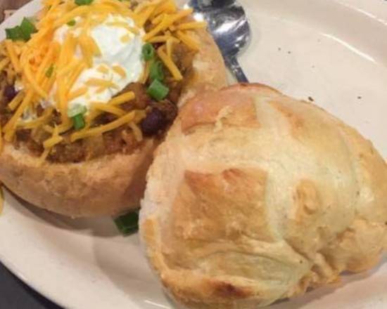 Order Texas Chili with Bread Bowl  food online from Bar J Chili Parlor store, Occoquan on bringmethat.com