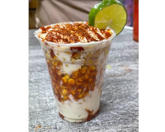 Order Corn Esquites (Corn in a cup) food online from La Michoacana Helados store, Austell on bringmethat.com