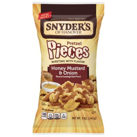 Order Snyder's Honey Mustard & Onion Pretzel Pieces 5oz food online from 7-Eleven store, Lavon on bringmethat.com