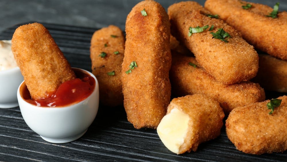 Order Fried Provolone Sticks - Appetizer food online from Tani Pizza store, Butler on bringmethat.com