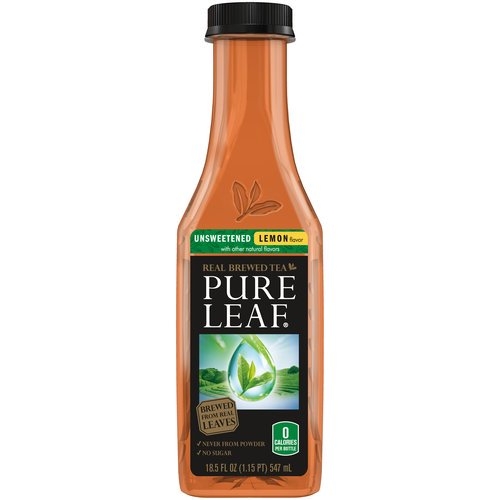 Order Pure Leaf Unsweetened Tea w/ Lemon food online from Pellegrino's Deli Cafe store, Rochester on bringmethat.com