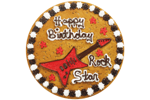 Order Guitar Happy Birthday Cookie Cake food online from American Deli on Broad St. store, Athens on bringmethat.com