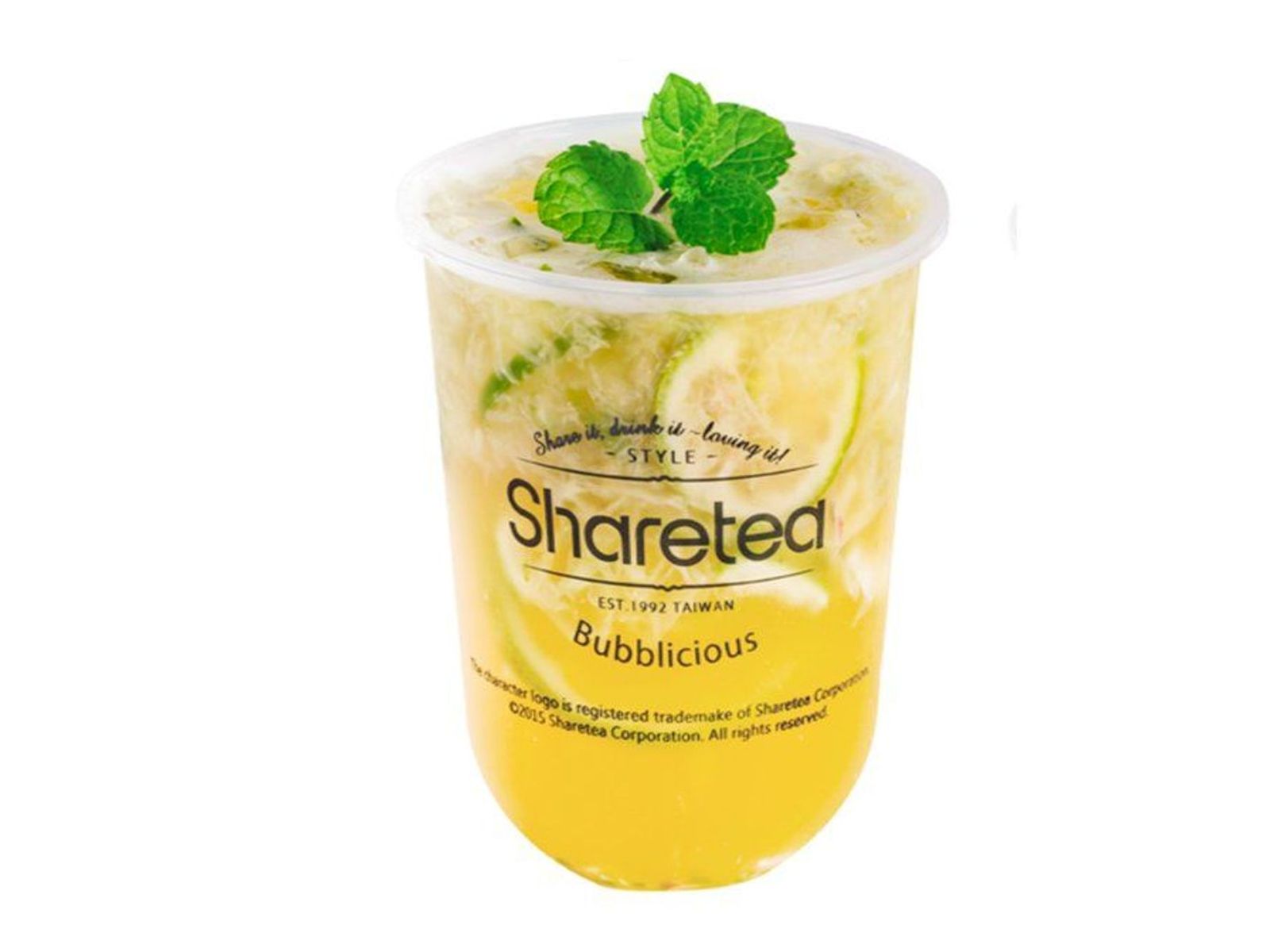Order Lime Mojito (non-alcoholic) food online from Sharetea store, Fremont on bringmethat.com