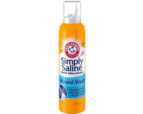 Order Simply Saline Wound Wash 7.4 oz food online from McLean Ave Pharmacy store, Yonkers on bringmethat.com