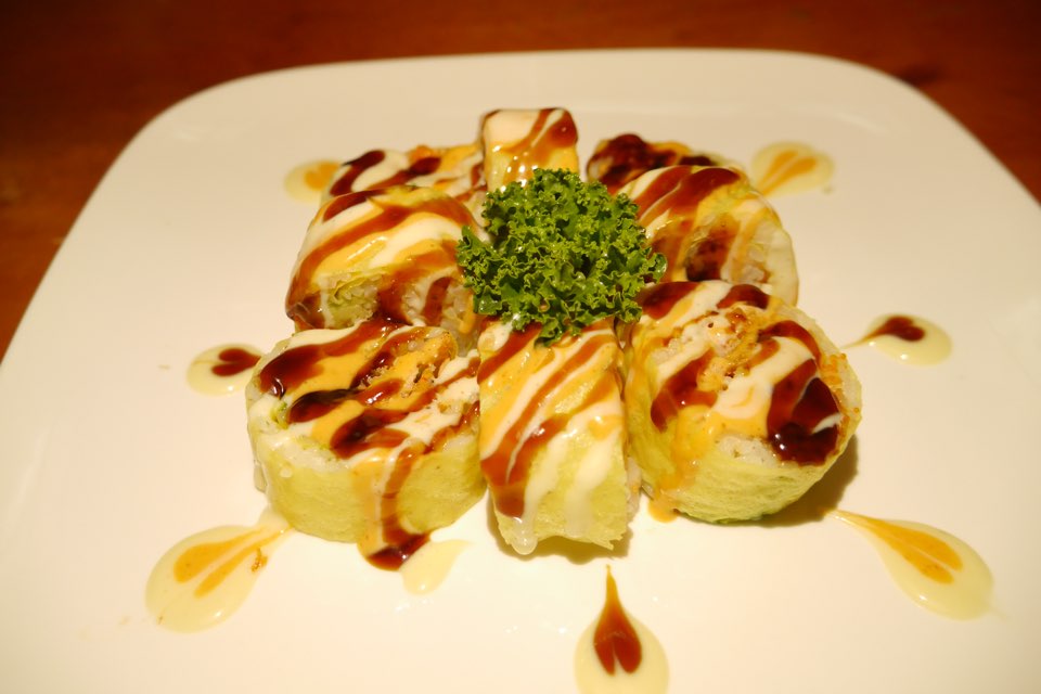 Order B32. Angel Roll food online from Bai Sushi Japanese Restaurant store, Astoria on bringmethat.com