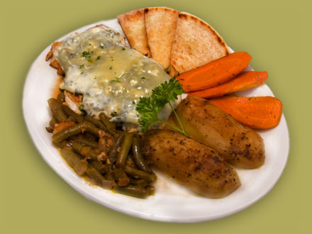 Order Chicken Athena food online from Troy Greek Restaurant store, San Diego on bringmethat.com