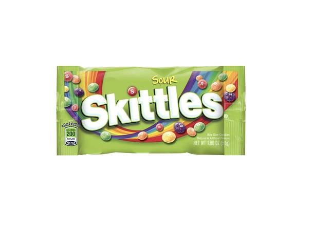 Order Skittle Bite Size Sour (1.80 oz) food online from Loma Mini Market store, Long Beach on bringmethat.com