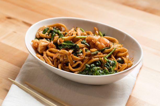 Order shrimp dan mein noodles food online from Dan Modern Chinese store, Playa Vista on bringmethat.com