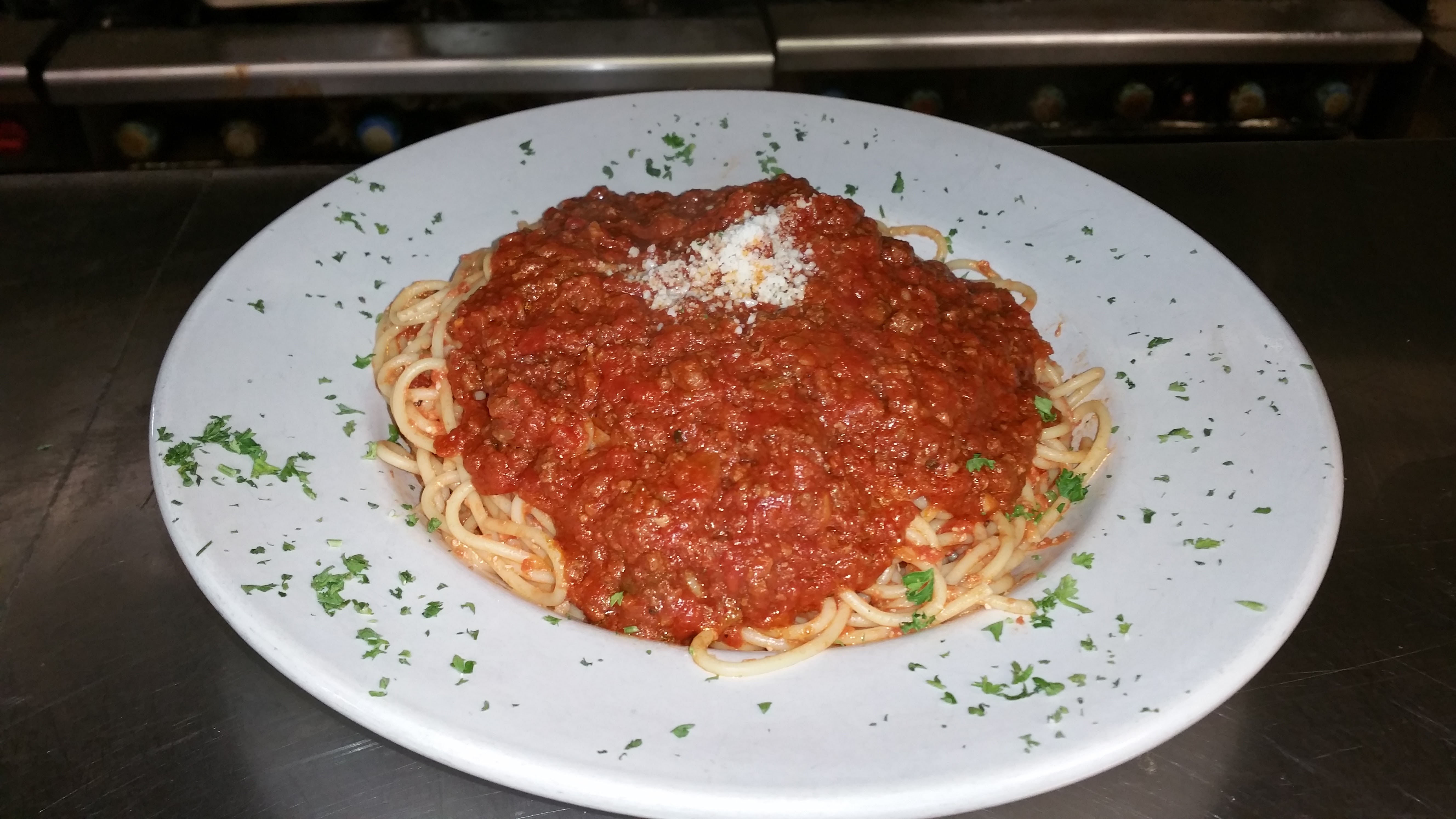 Order Spaghetti Dinner food online from La Gondola  store, Chicago on bringmethat.com