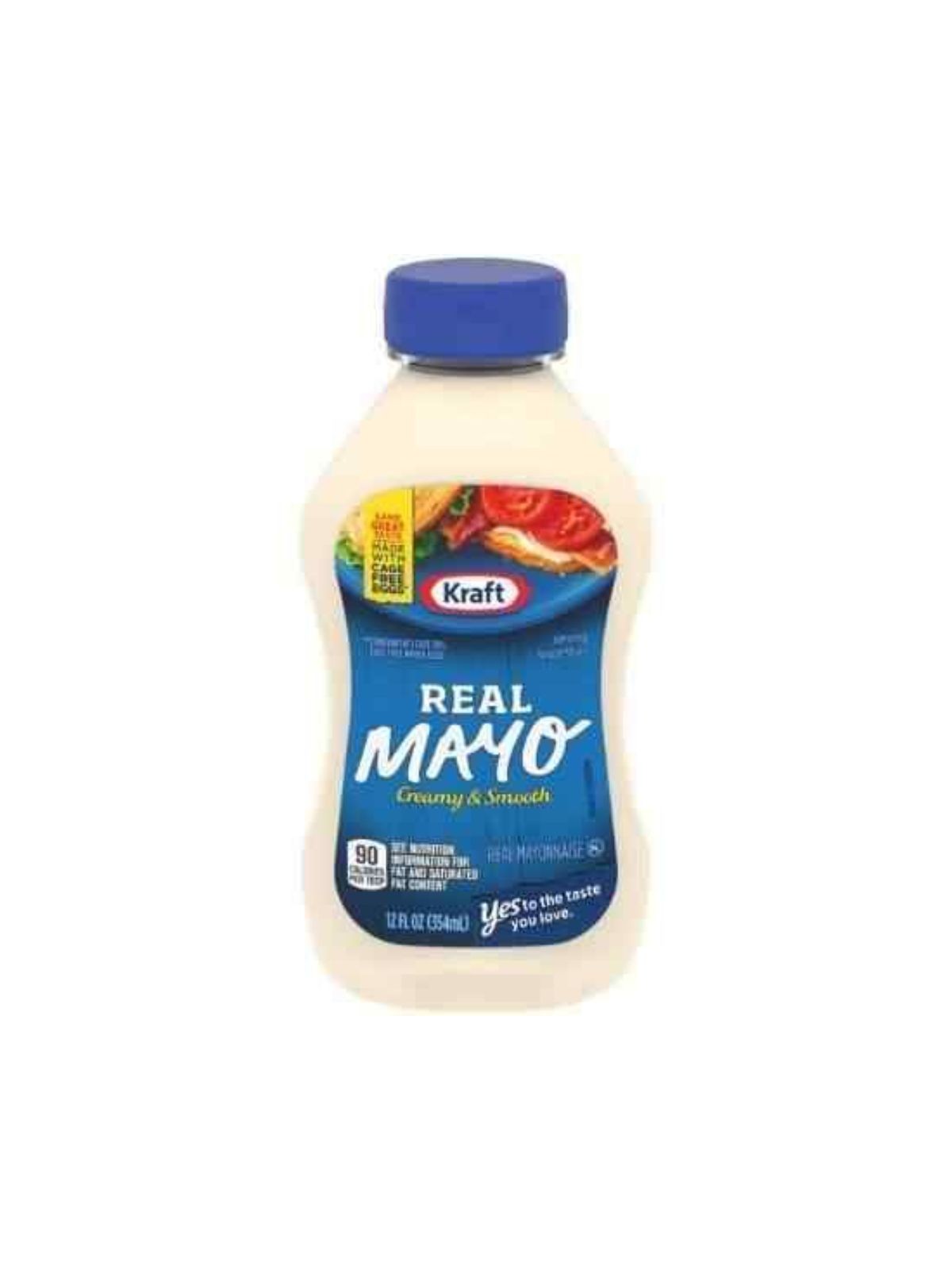Order Kraft Real Mayo Creamy and Smooth Mayonnaise (12 oz) food online from Stock-Up Mart store, Marietta on bringmethat.com