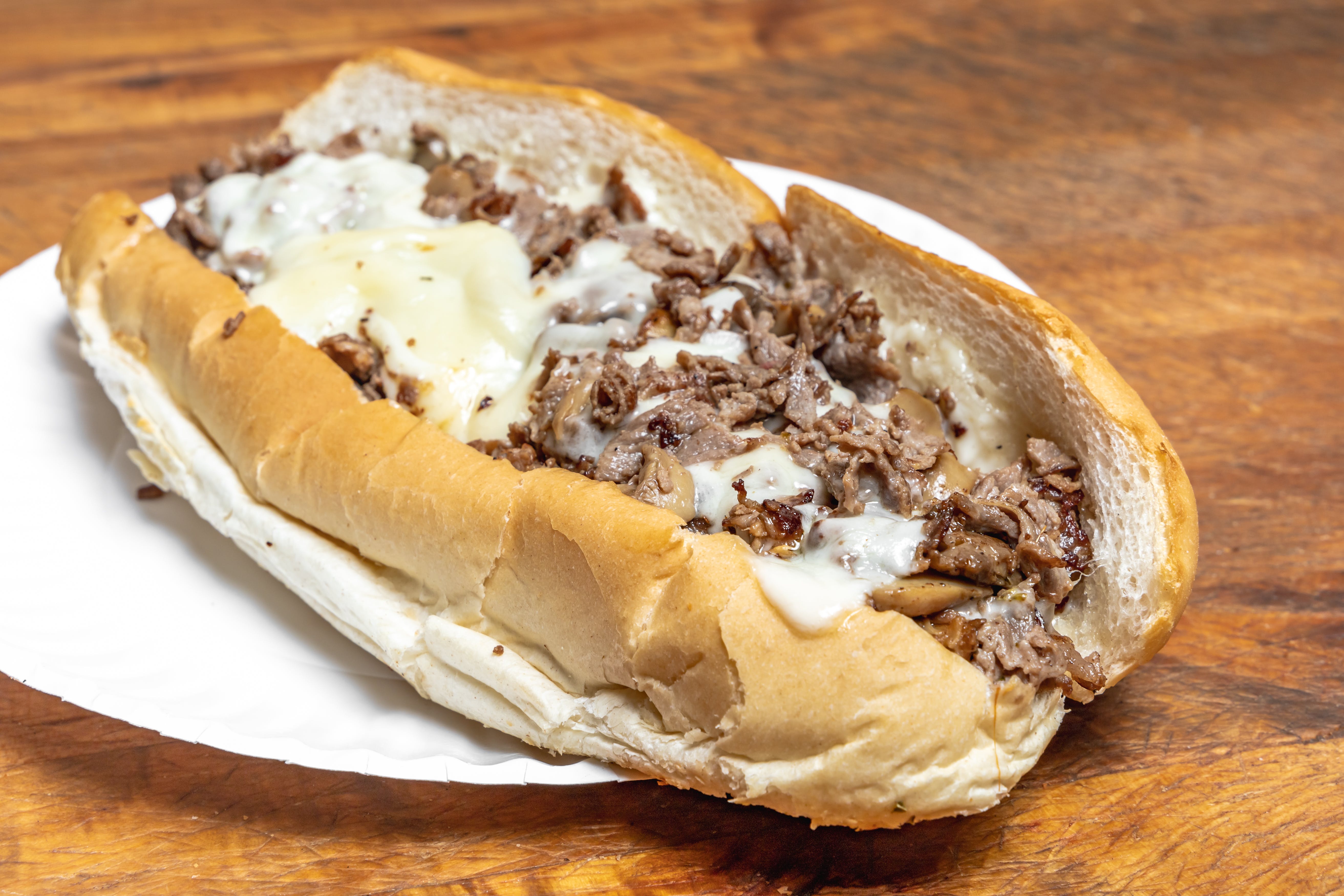 Order Steak & Cheese Sub - Small 8" food online from Garden Pizza store, Milford on bringmethat.com