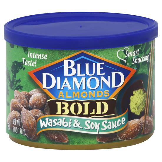 Order Blue Diamond Almonds Wasabi & Soy Sauce (6 oz) food online from Rite Aid store, Eugene on bringmethat.com