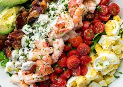 Order Seafood Cobb Salad food online from Pappadeaux Seafood store, Houston on bringmethat.com