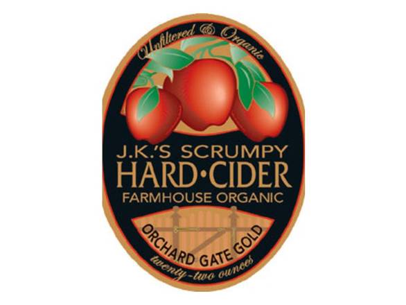 Order J.K.'s Scrumpy Farmhouse Organic Hard Cider - 4x 16oz Cans food online from Sky Liquors store, Chicago on bringmethat.com