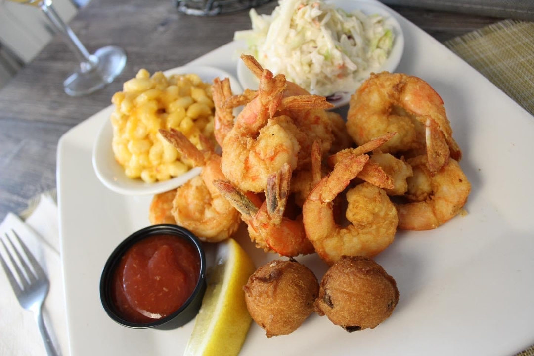 Order Shrimp Dinner - Fried food online from Page's Okra Grill store, Summerville on bringmethat.com