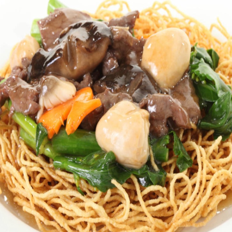 Order Pan Fried Noodles food online from Tra Ling Oriental Cafe store, Boulder on bringmethat.com