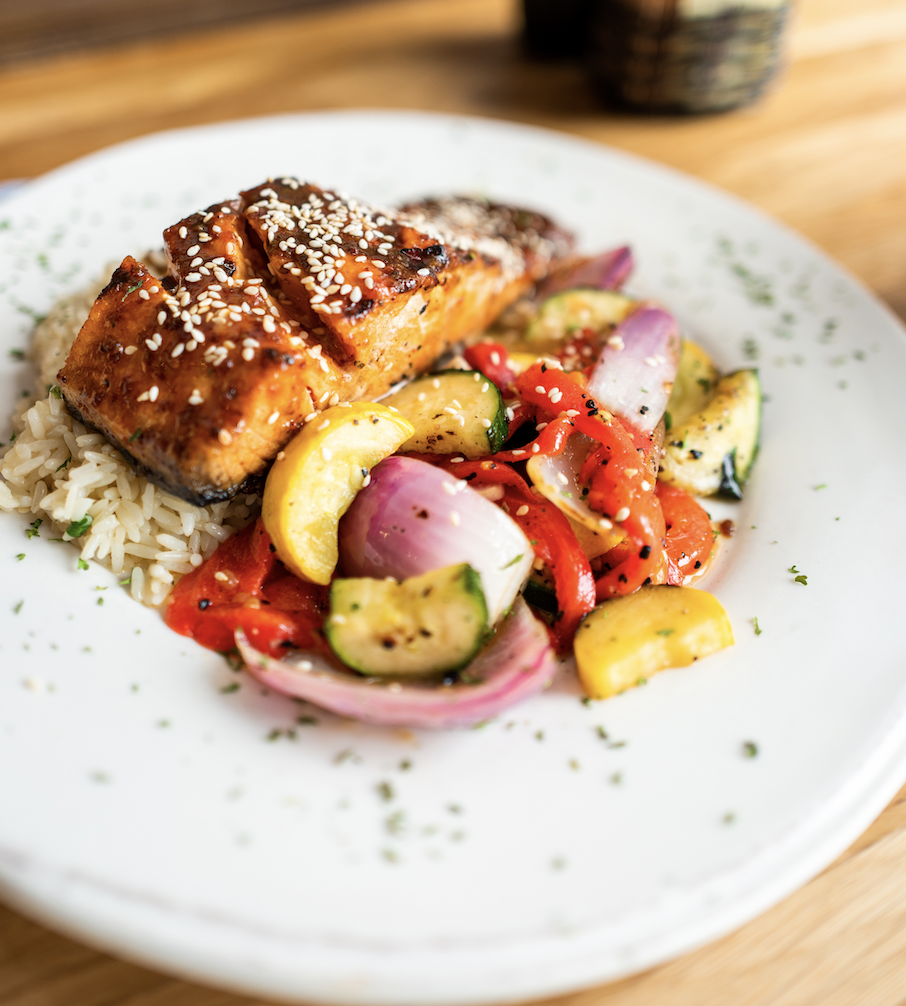 Order Honey Salmon  food online from Iron Rooster store, Annapolis on bringmethat.com