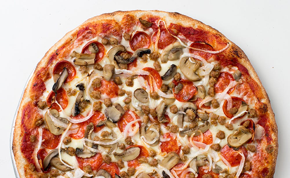 Order Supreme Pizza - Small food online from Calz Pizza store, Norfolk on bringmethat.com